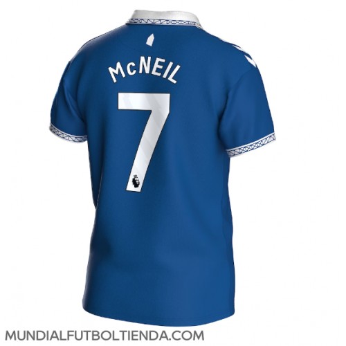 Camiseta Everton Dwight McNeil #7 Primera Equipación Replica 2023-24 mangas cortas